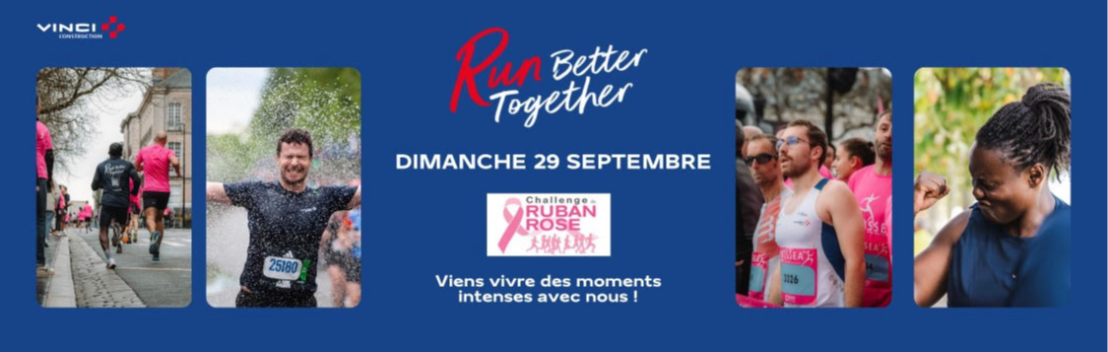 Participez au challenge RUBAN ROSE de Lille avec le Run Better Together !